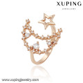 13800 xuping moda novo projetado 18k anel de dedo lindo ouro